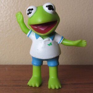 muppet babies kermit the frog figure cake topper (W6385)